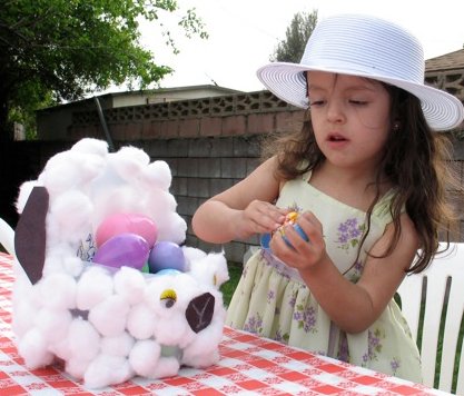 easter lamb basket easter lamb basket
