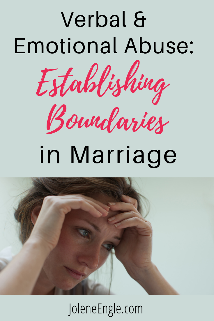 Verbal and Emotional Abuse: Establishing Boundaries in Marriage